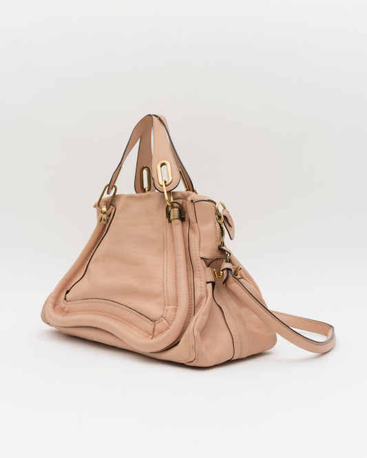 2000s CHLOE Paraty Blush Leather Bag