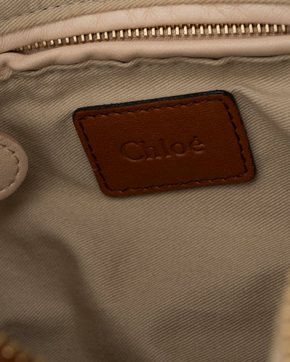 2000s CHLOE Military Paraty Brown Leather Bag