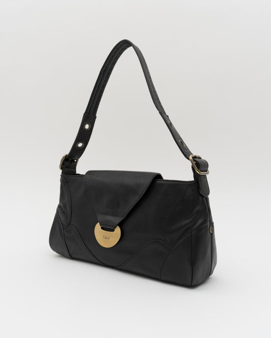2000s CHLOE Black Shoulder Bag