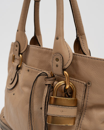 2000s CHLOE Paddington Beige Tote (as is)