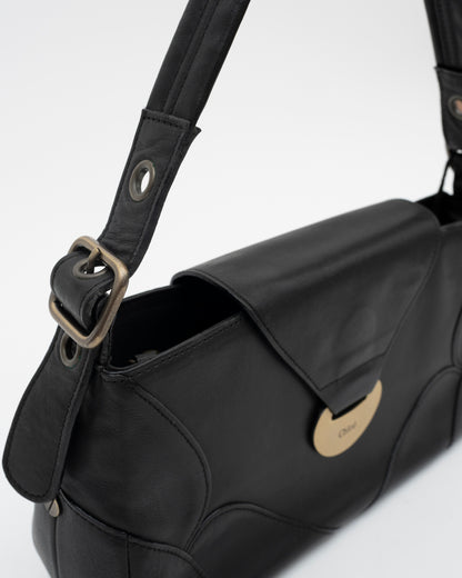 2000s CHLOE Black Shoulder Bag