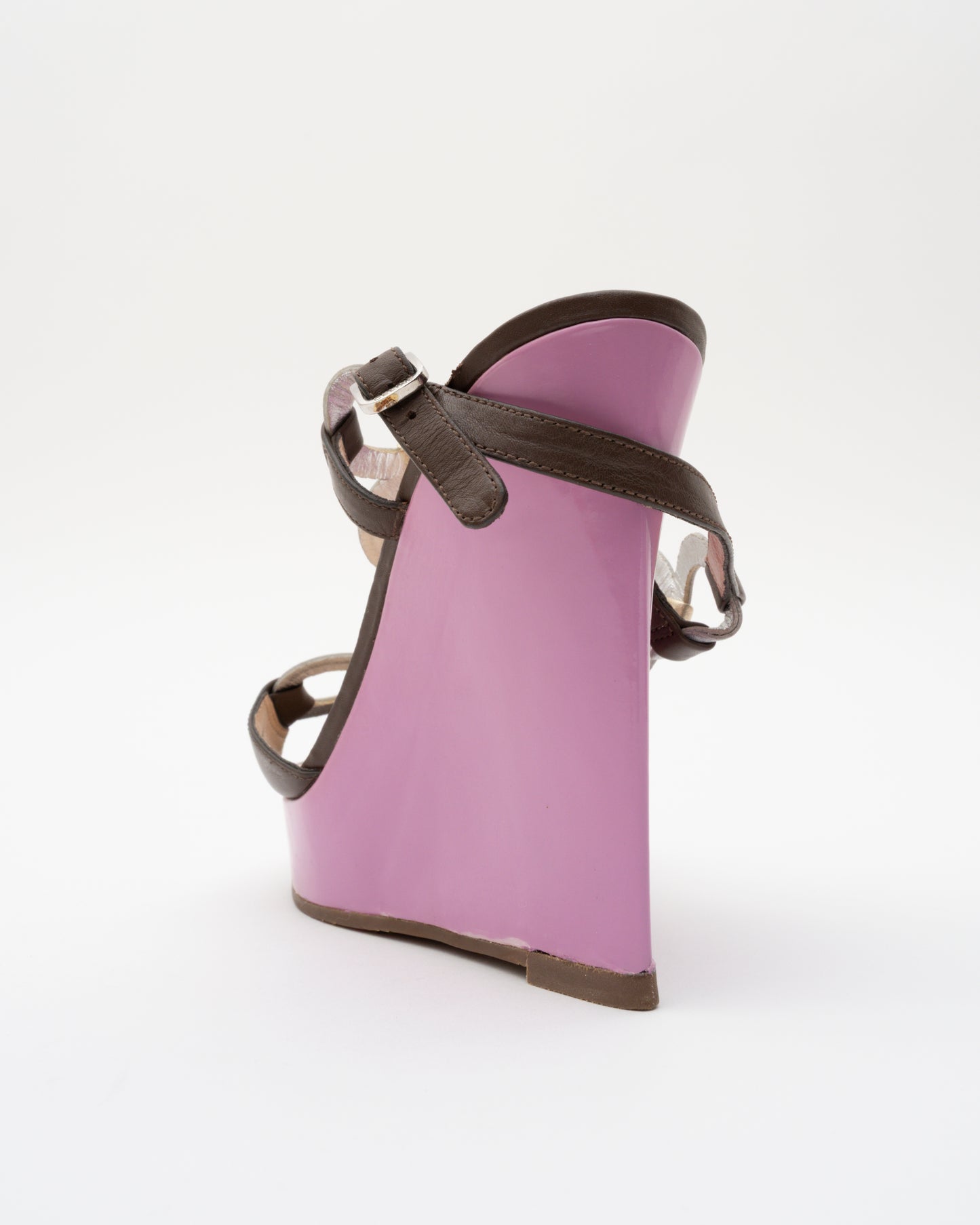 2000s CELINE Sculptural Lilac Wedges (37)