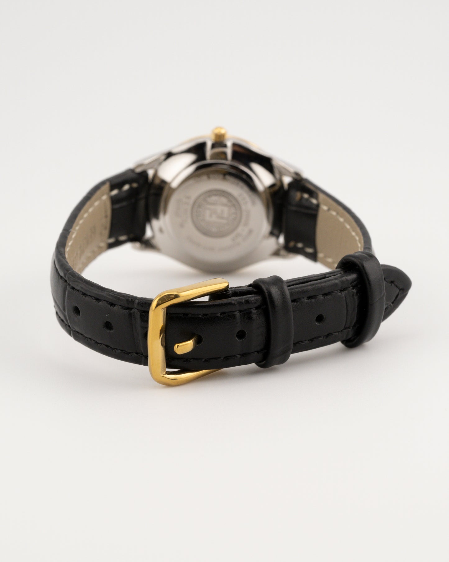 90s FENDI 2000L FF Monogram Dial Watch