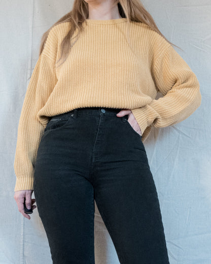 Vintage Chunky Knit Sweater (S/M)