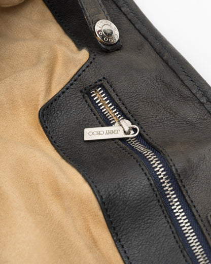 2000s JIMMY CHOO Sasha Medium Brown Leather Bag