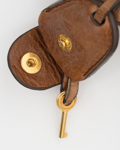 2000s MIU MIU Cognac Matelasse Bag