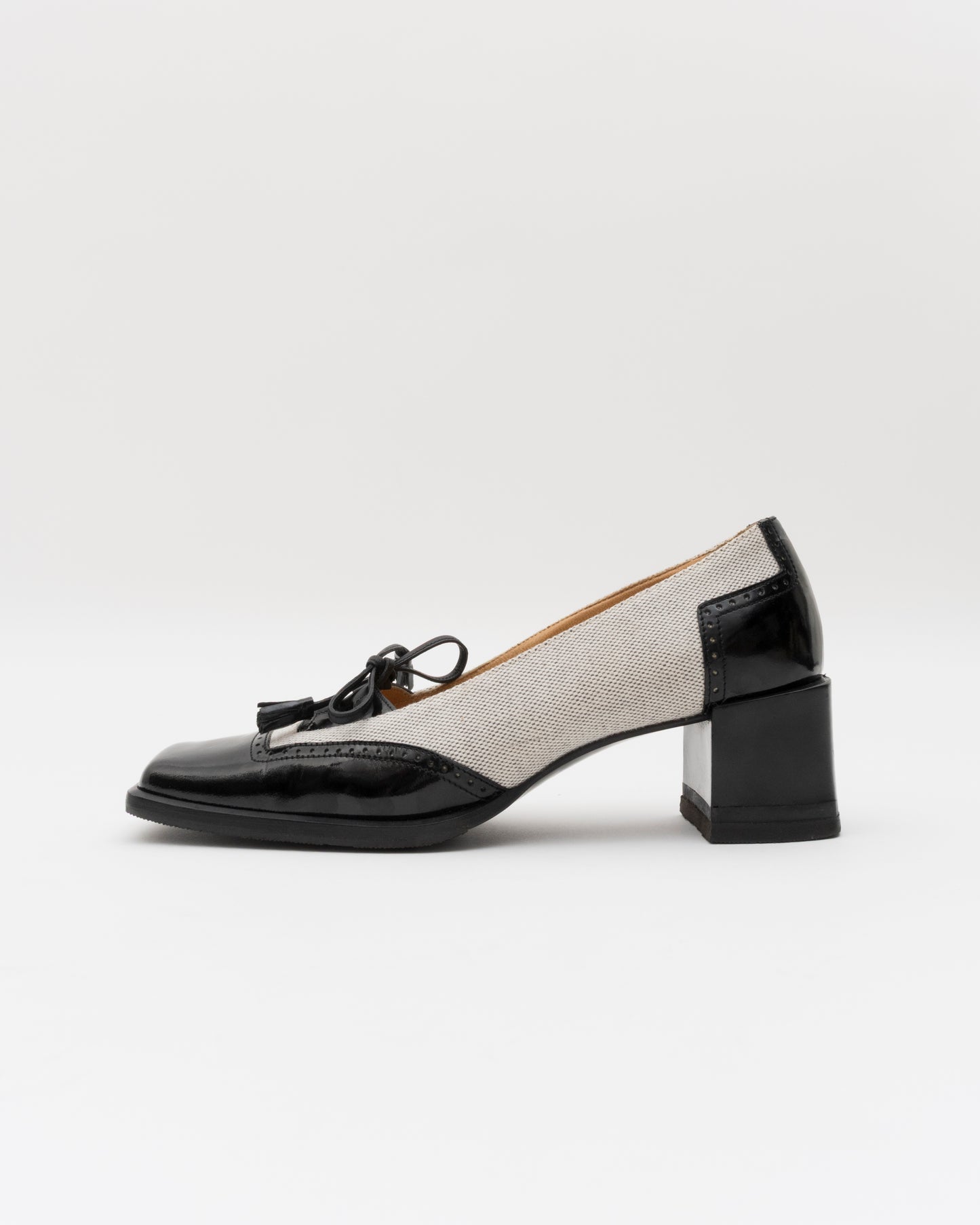 90s VTG HERMES Heeled Loafers (35.5)