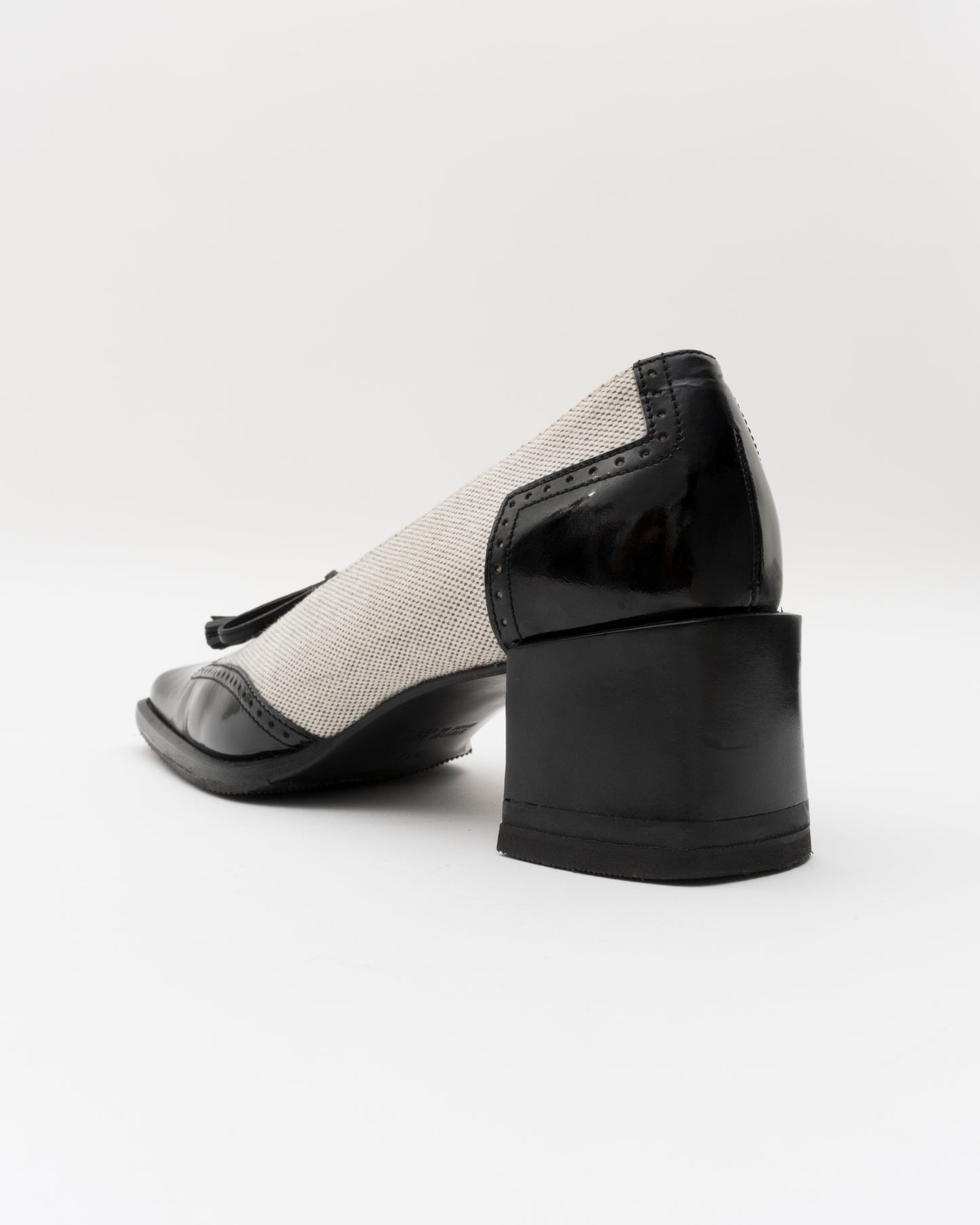 90s VTG HERMES Heeled Loafers (35.5)