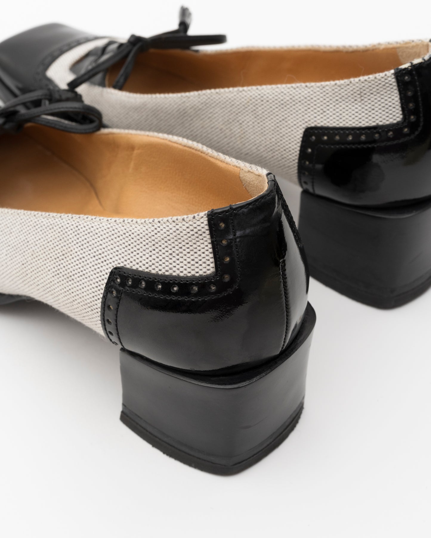 90s VTG HERMES Heeled Loafers (35.5)