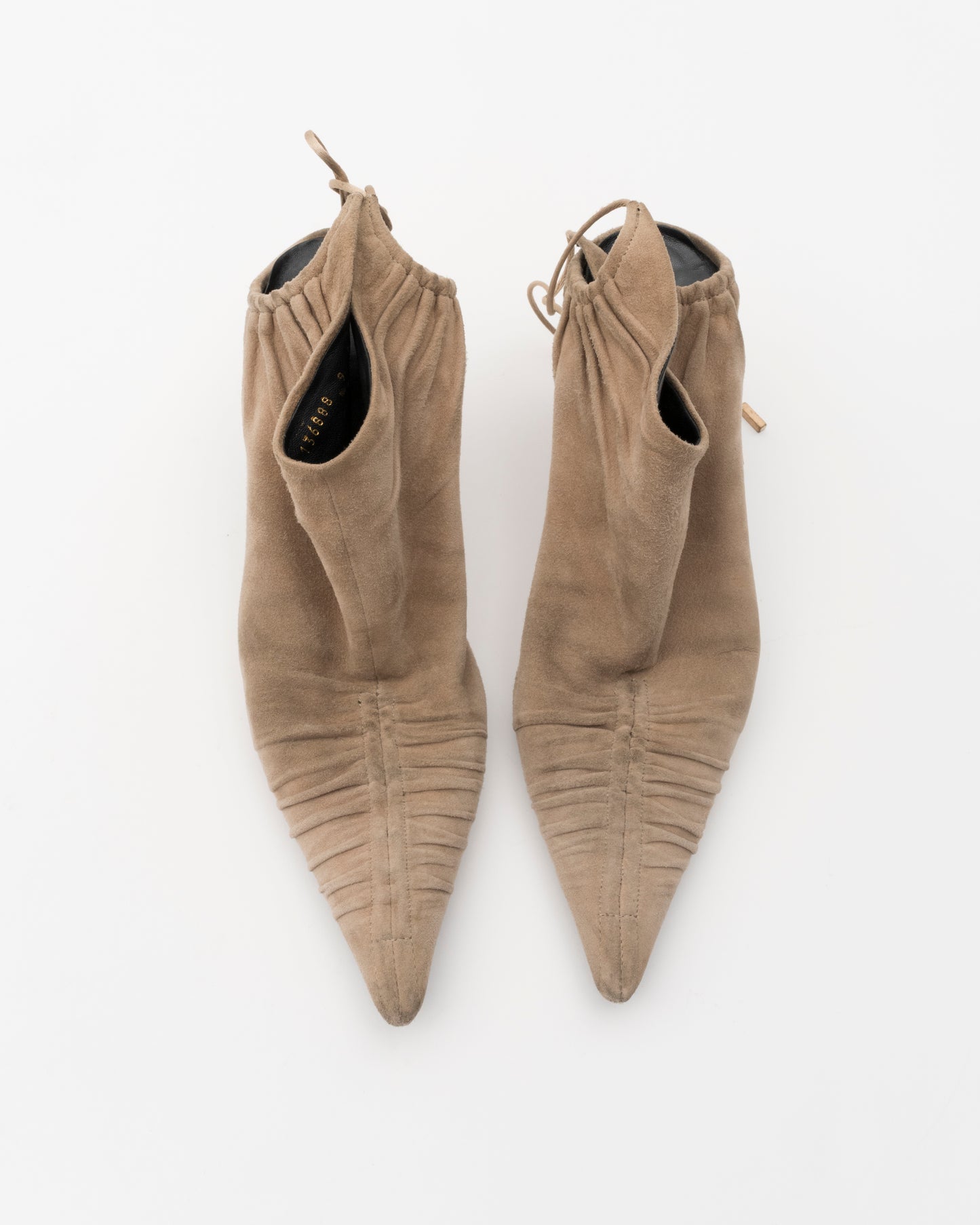 2004 GUCCI Tom Ford Beige Suede Ankle Boots (9)