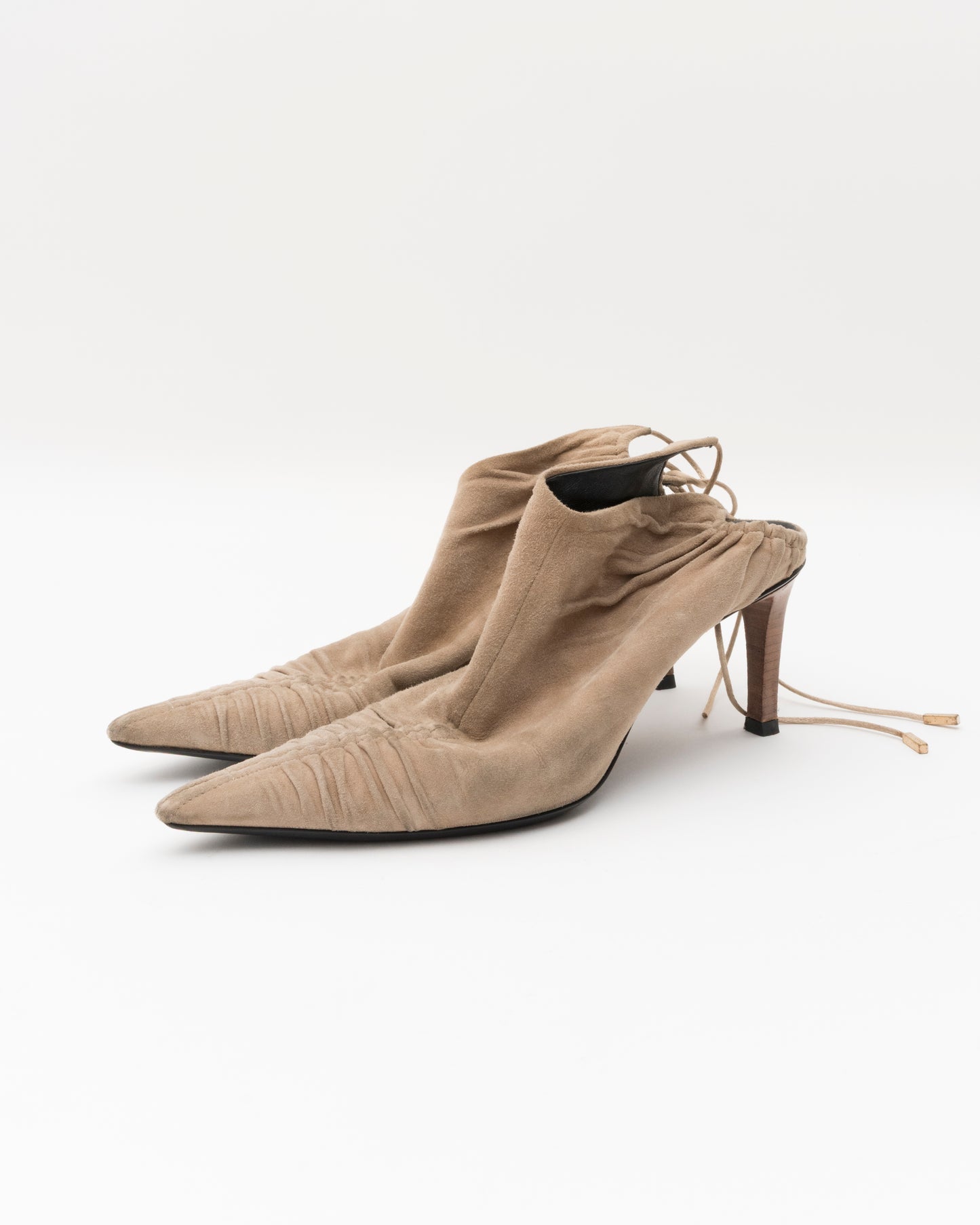 2004 GUCCI Tom Ford Beige Suede Ankle Boots (9)