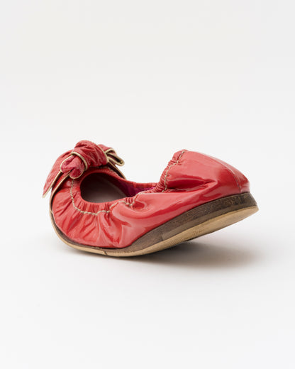 2000s MIU MIU Red Bow Ballet Flats (6)