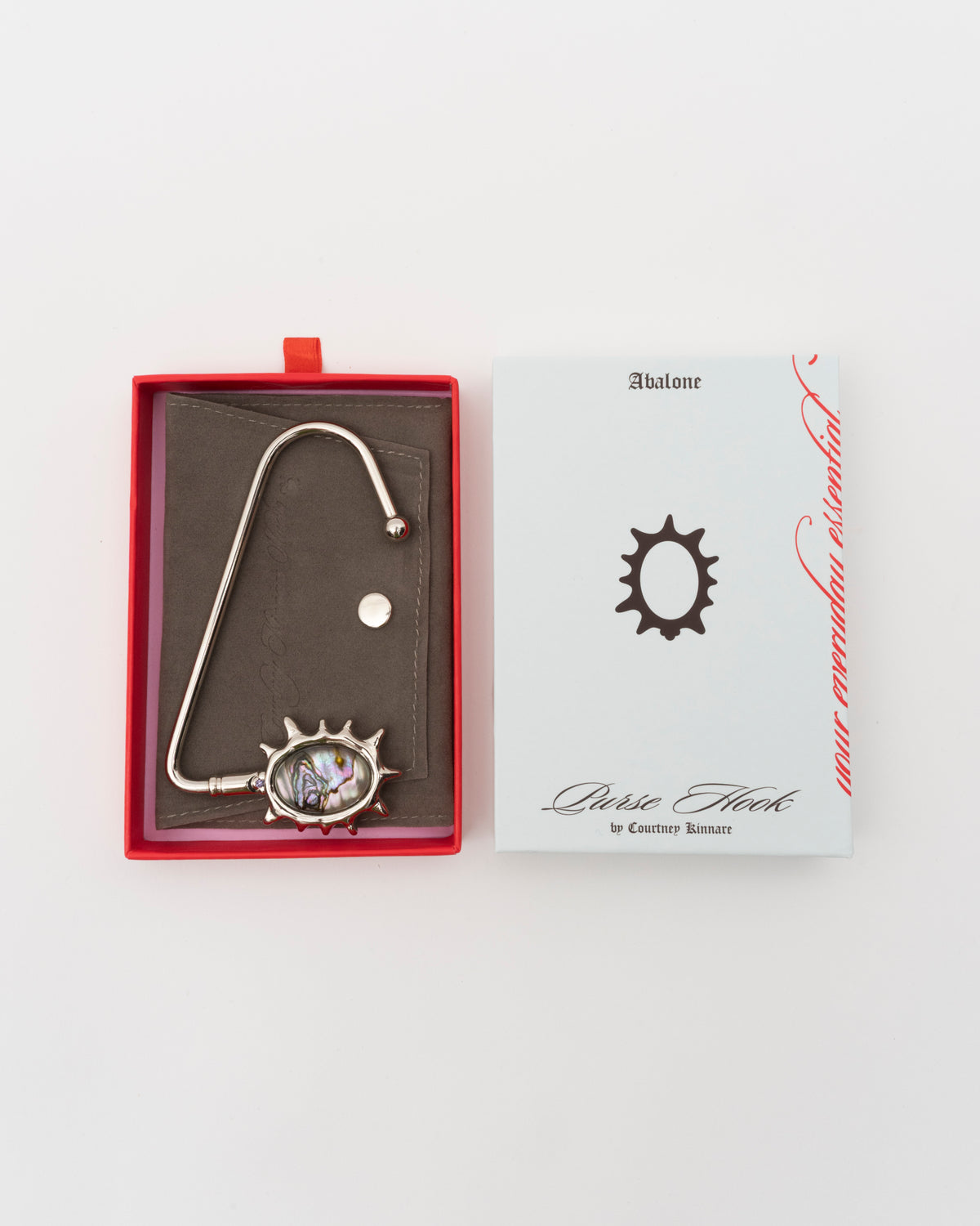 COURTNEY KINNARE Abalone Purse Hook