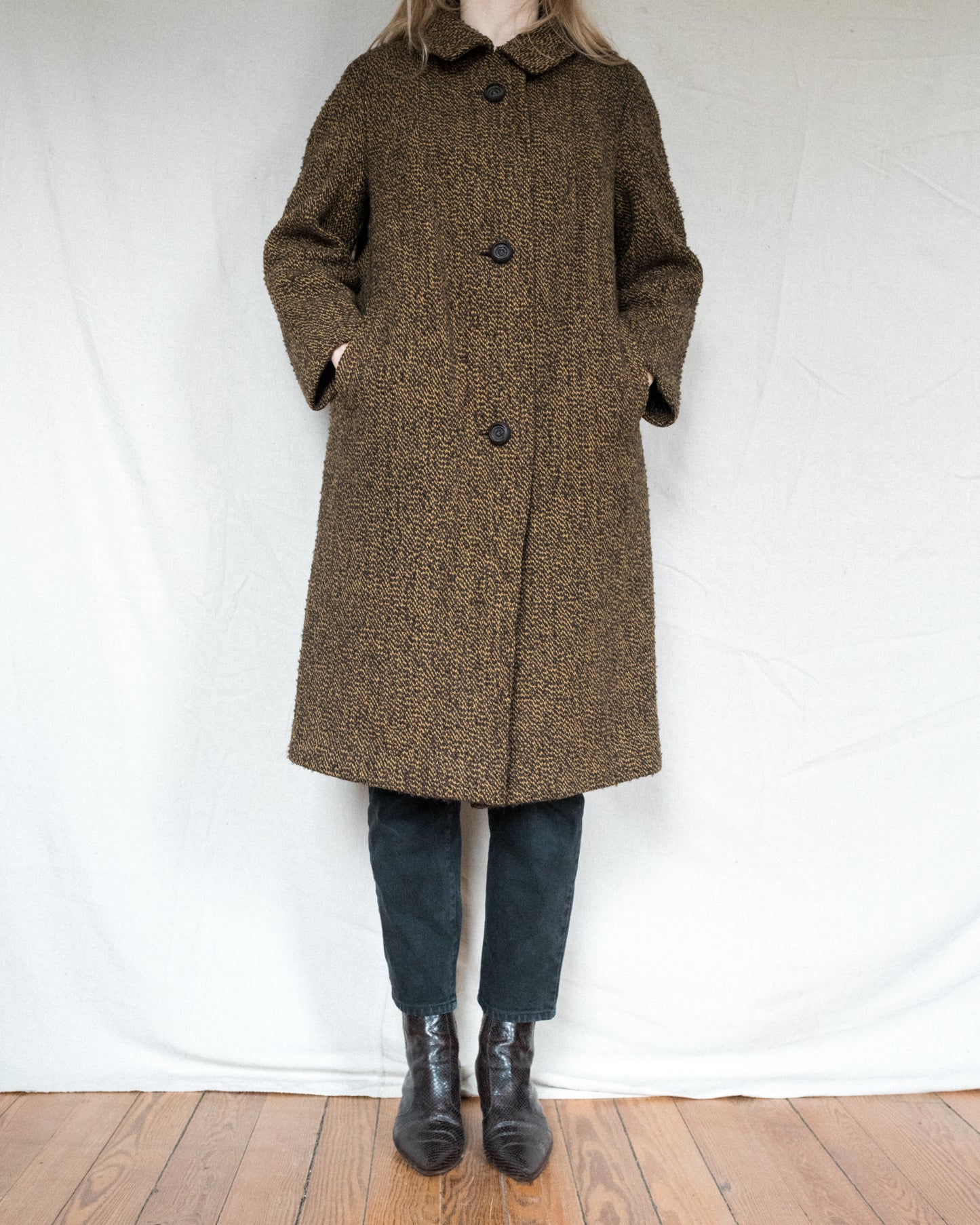 Vintage 60s Tweed Coat (S/M)