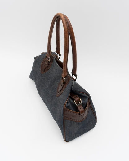 2000s FENDI Denim Etniko Du Jour Bag