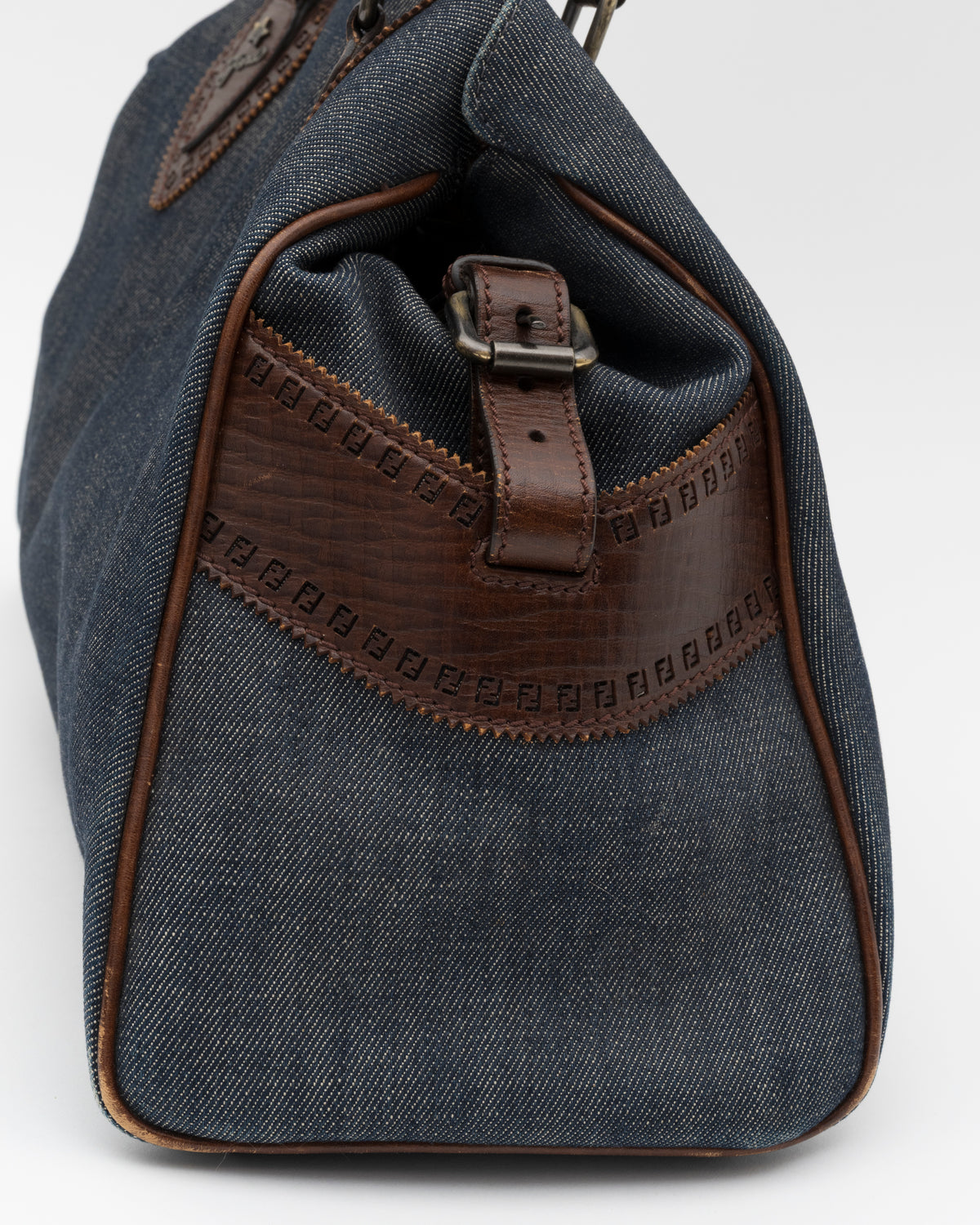 2000s FENDI Denim Etniko Du Jour Bag