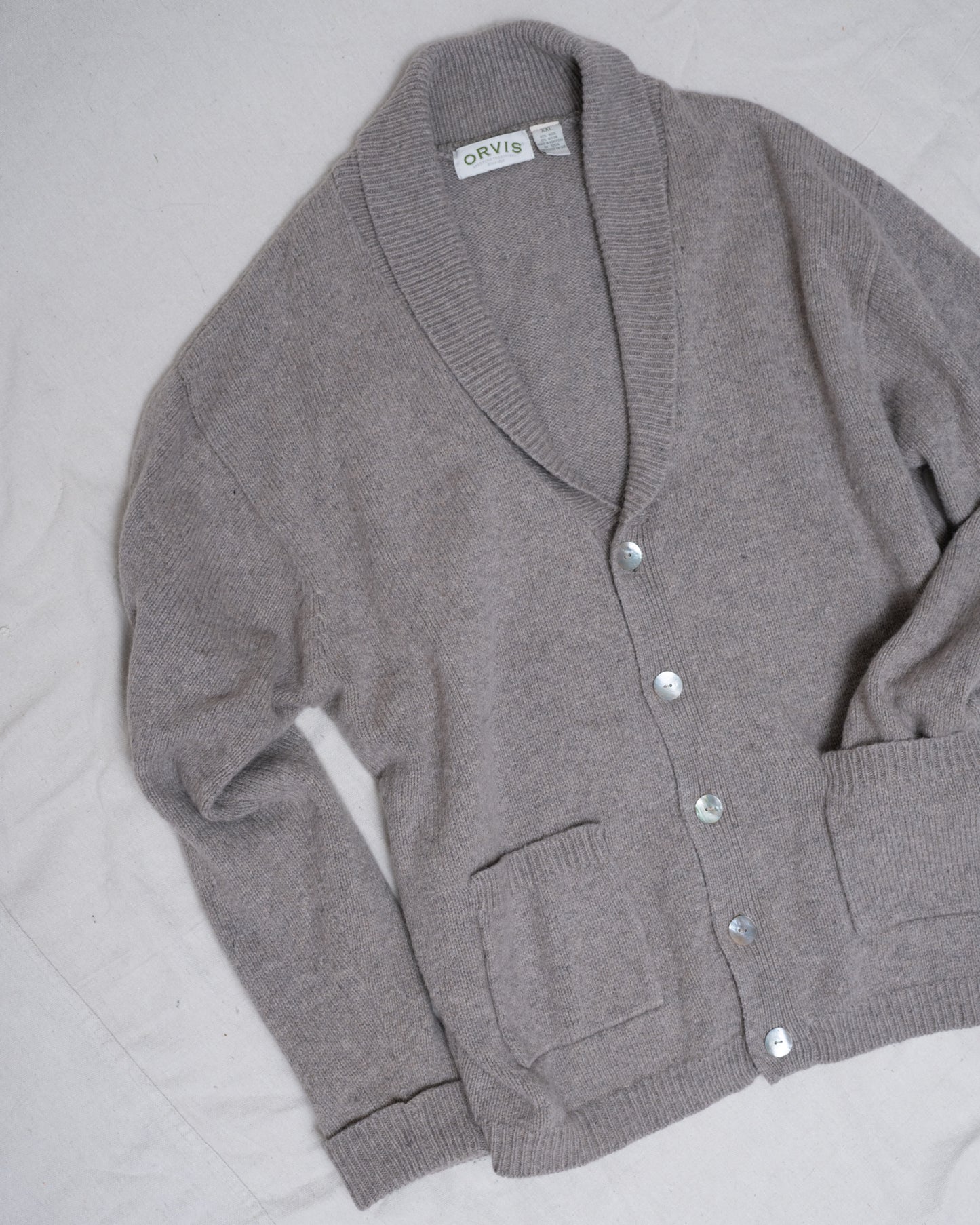 Vintage Chunky Knit Oversized Wool Cardigan (S-L)