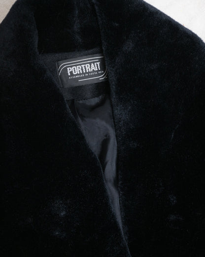 Vintage Black Wool Jacket (M)