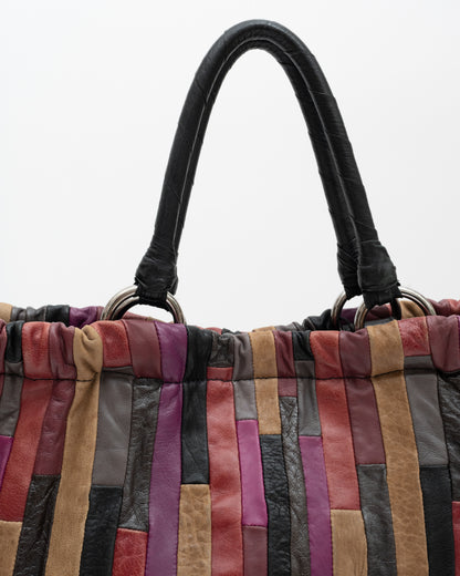 2000s MIU MIU Multicolor Patchwork Leather Bag