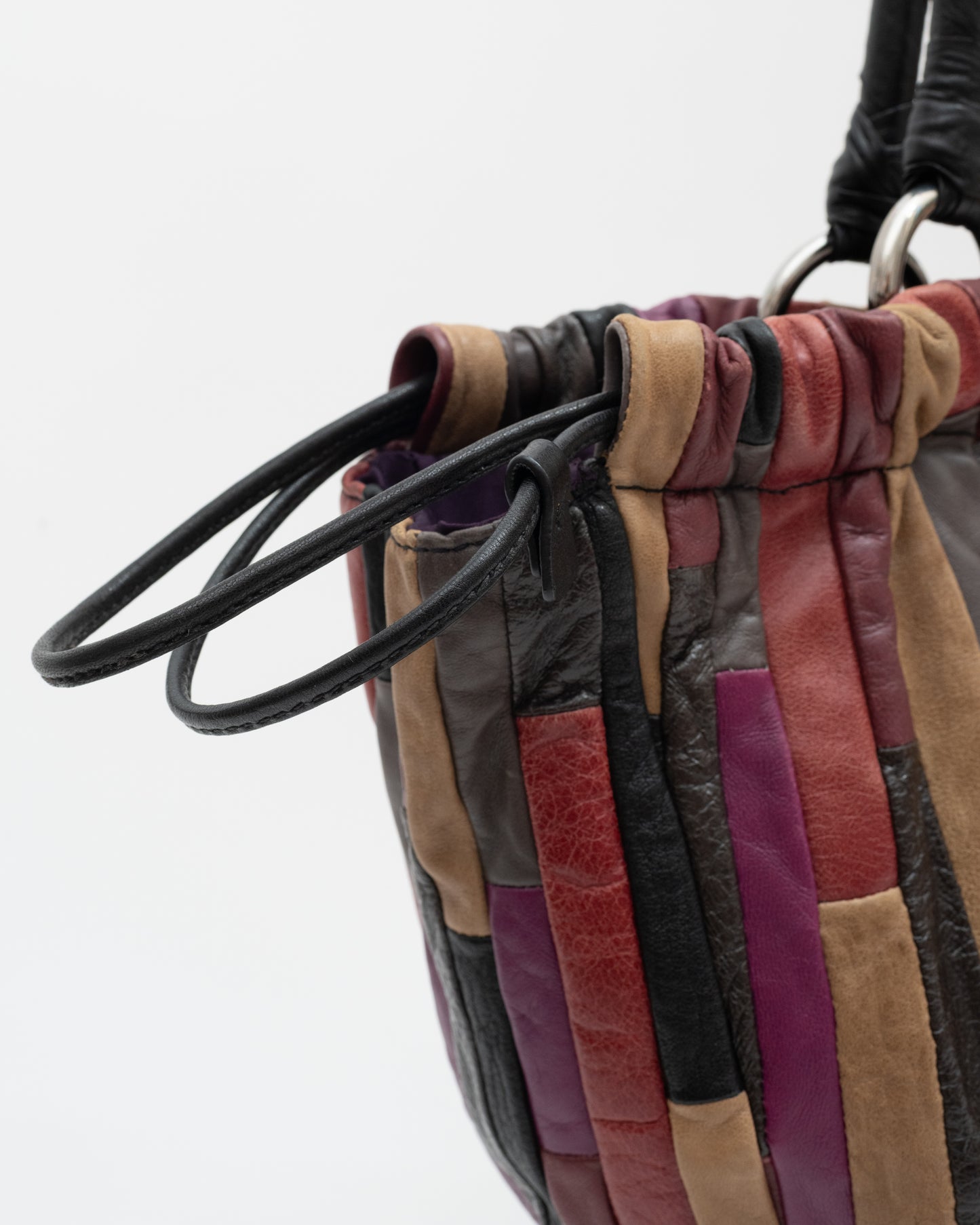 2000s MIU MIU Multicolor Patchwork Leather Bag