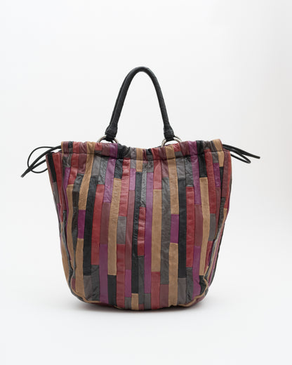 2000s MIU MIU Multicolor Patchwork Leather Bag