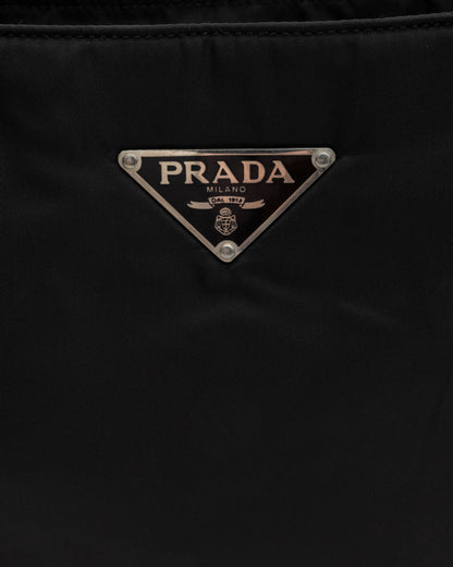 90s PRADA Black Tessusto Tote