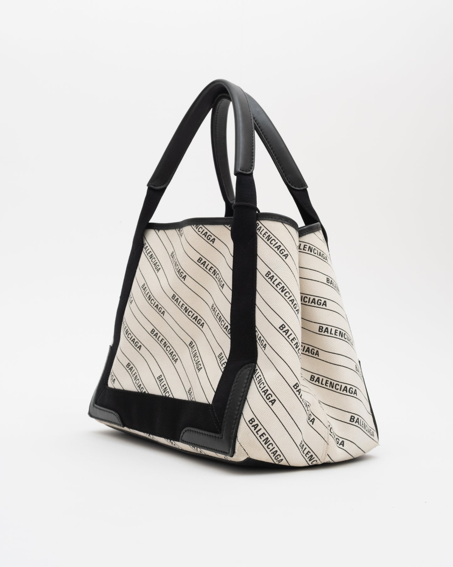 SS2019 BALENCIAGA Ivory Cabas Bag w/Pouch