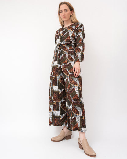 Vintage Abstract Jumpsuit (S-L)