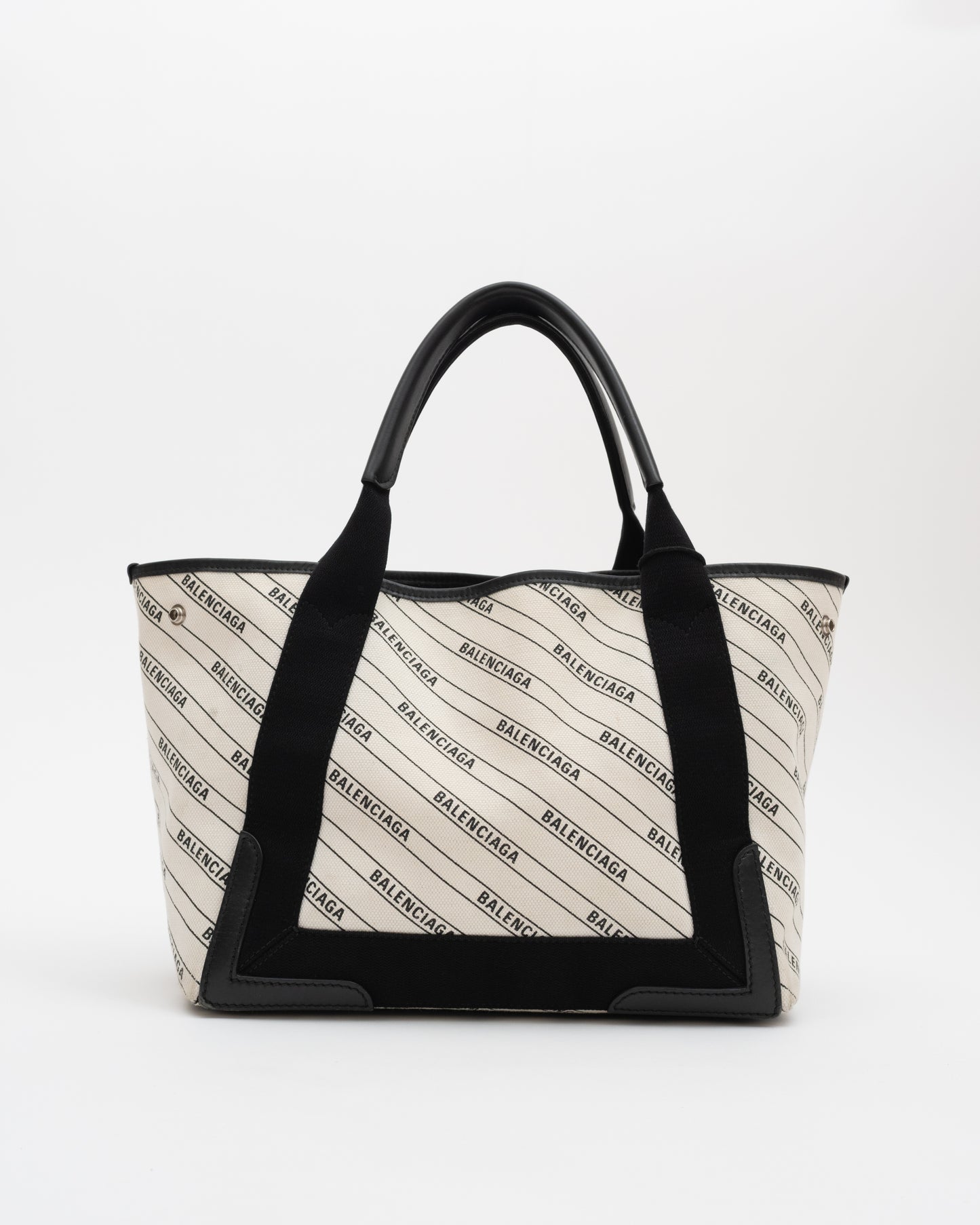 SS2019 BALENCIAGA Ivory Cabas Bag w/Pouch