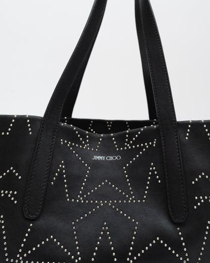 2000s JIMMY CHOO Black Medium Sofia Bag