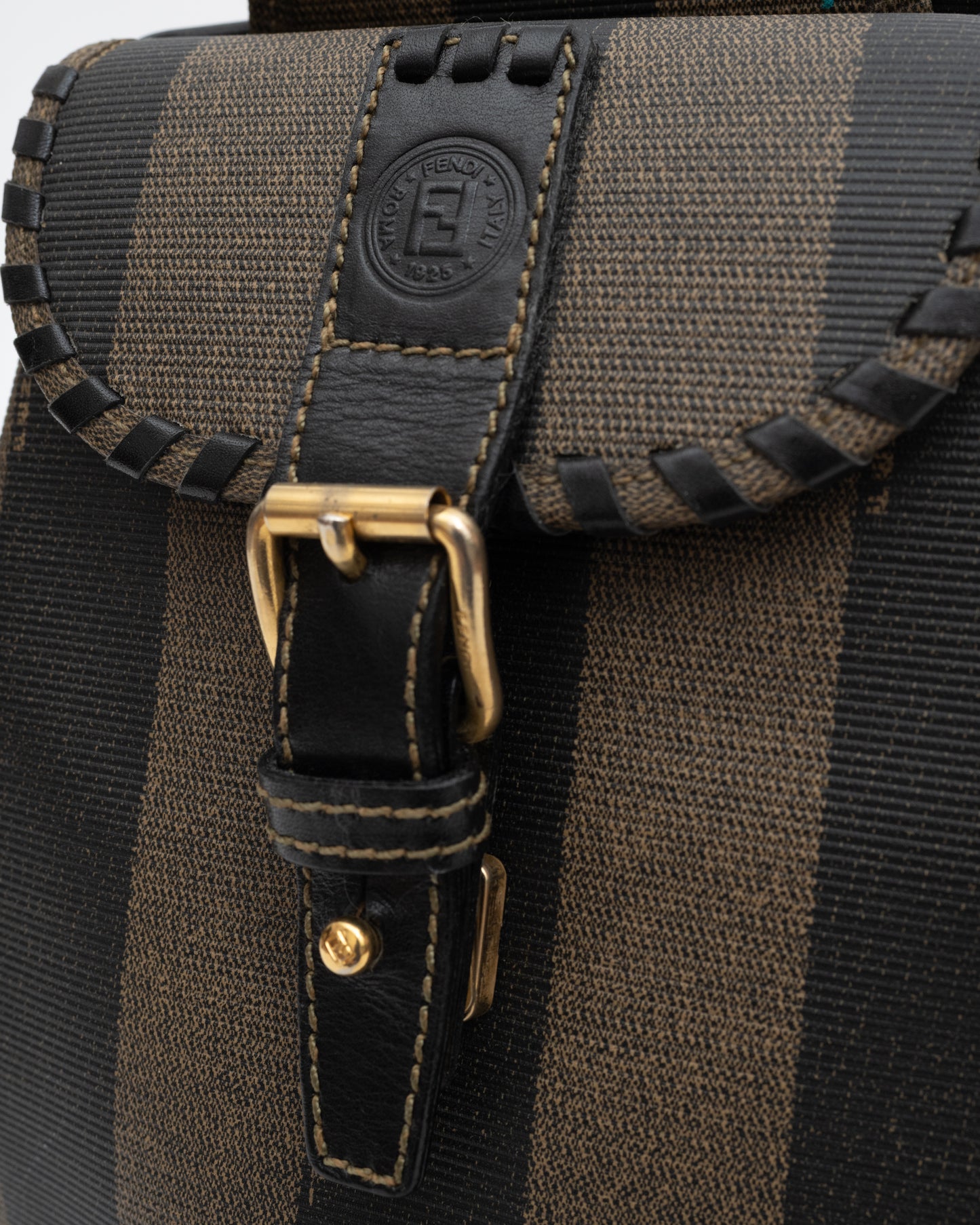 90s FENDI Pequin One Shoulder Backpack