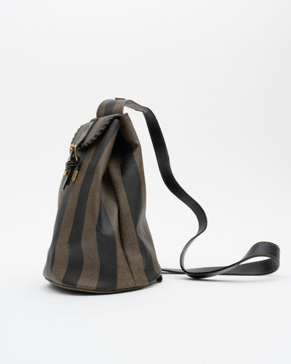 90s FENDI Pequin One Shoulder Backpack