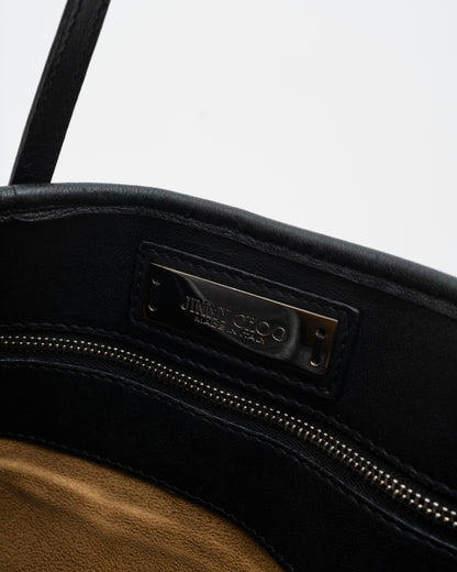 2000s Rare JIMMY CHOO Large Zipper Bag