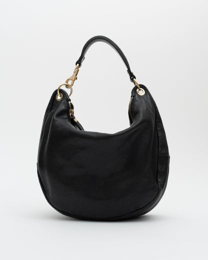 2011 JIMMY CHOO Black Solar Studded Hobo Bag (as is)
