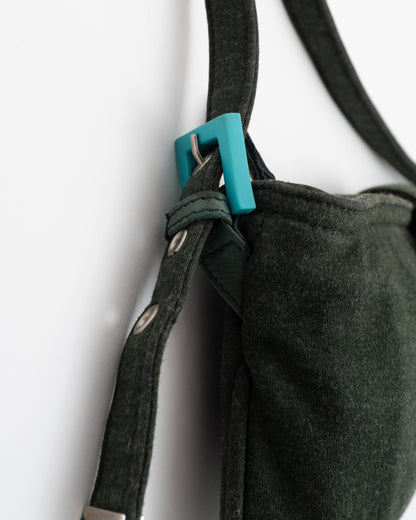 2000s FENDI Olive Wool Mamma Baguette Bag (as is)