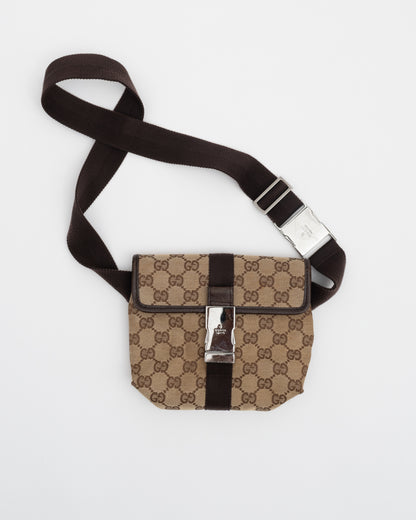 2000s GUCCI GG Canvas Waist Bag (as is)