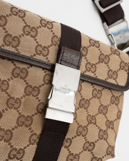 2000s GUCCI GG Canvas Waist Bag (as is)