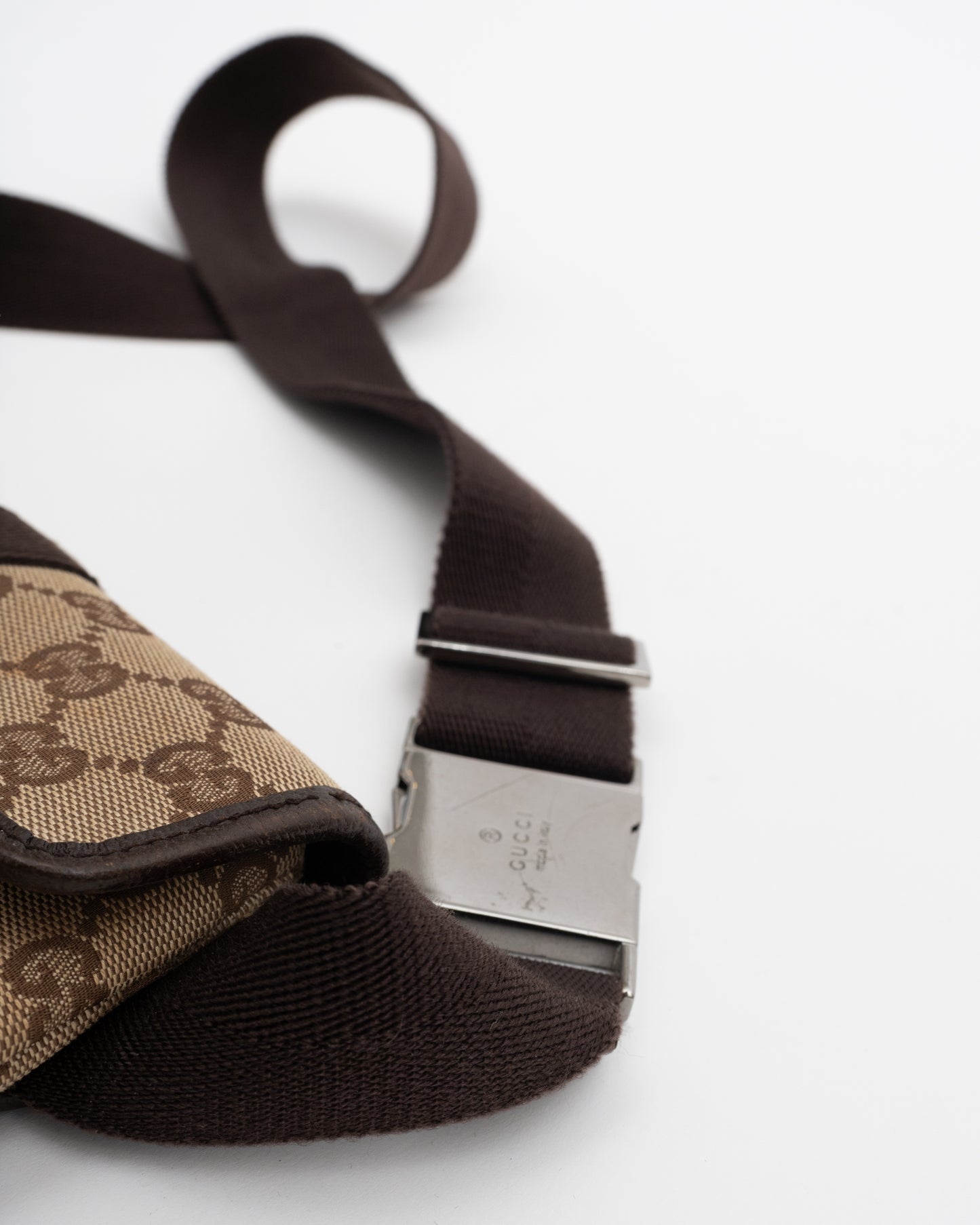 2000s GUCCI GG Canvas Waist Bag (as is)