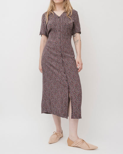 Vintage 90s Ditsy Floral Maxi Dress (S-L)