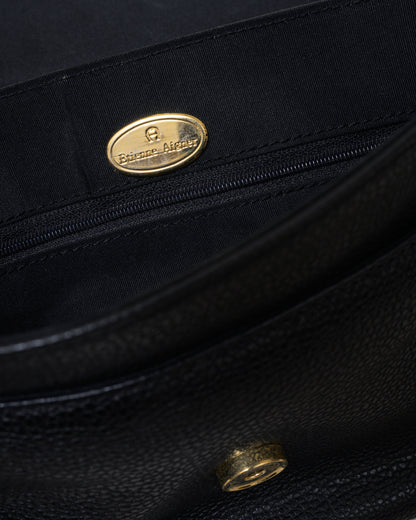 Vintage Black AIGNER Shoulder Strap Bag