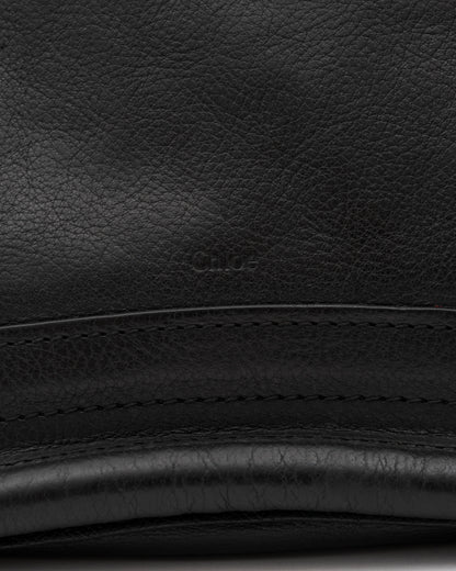 2000s CHLOE Paraty Black Leather Bag