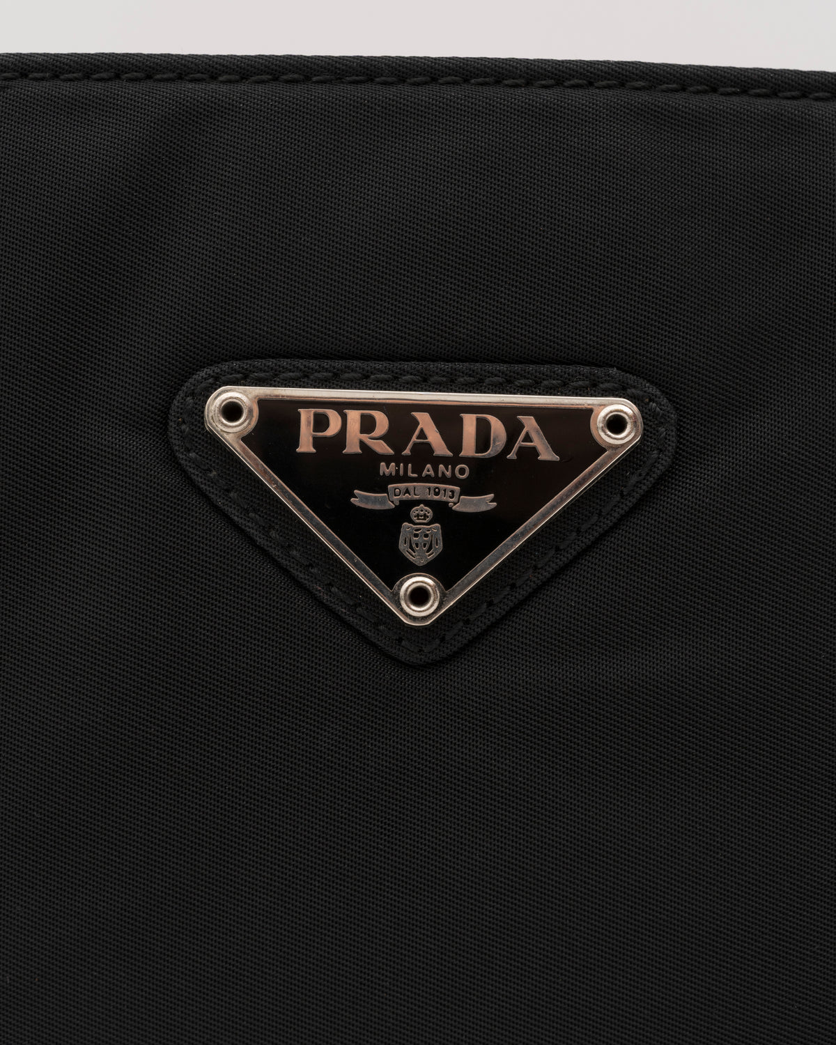 90s PRADA Black Tessuto Tote Bag