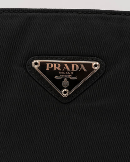 90s PRADA Black Tessuto Tote Bag