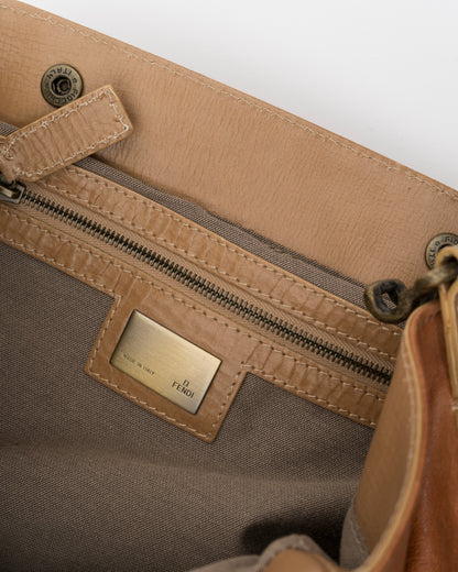2000s FENDI Tan Etniko Du Jour Bag