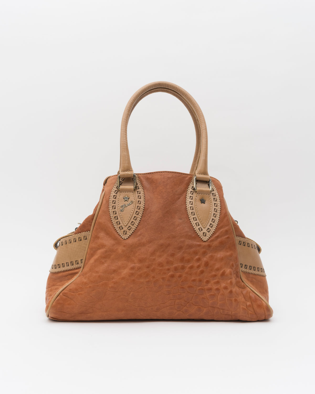 2000s FENDI Tan Etniko Du Jour Bag