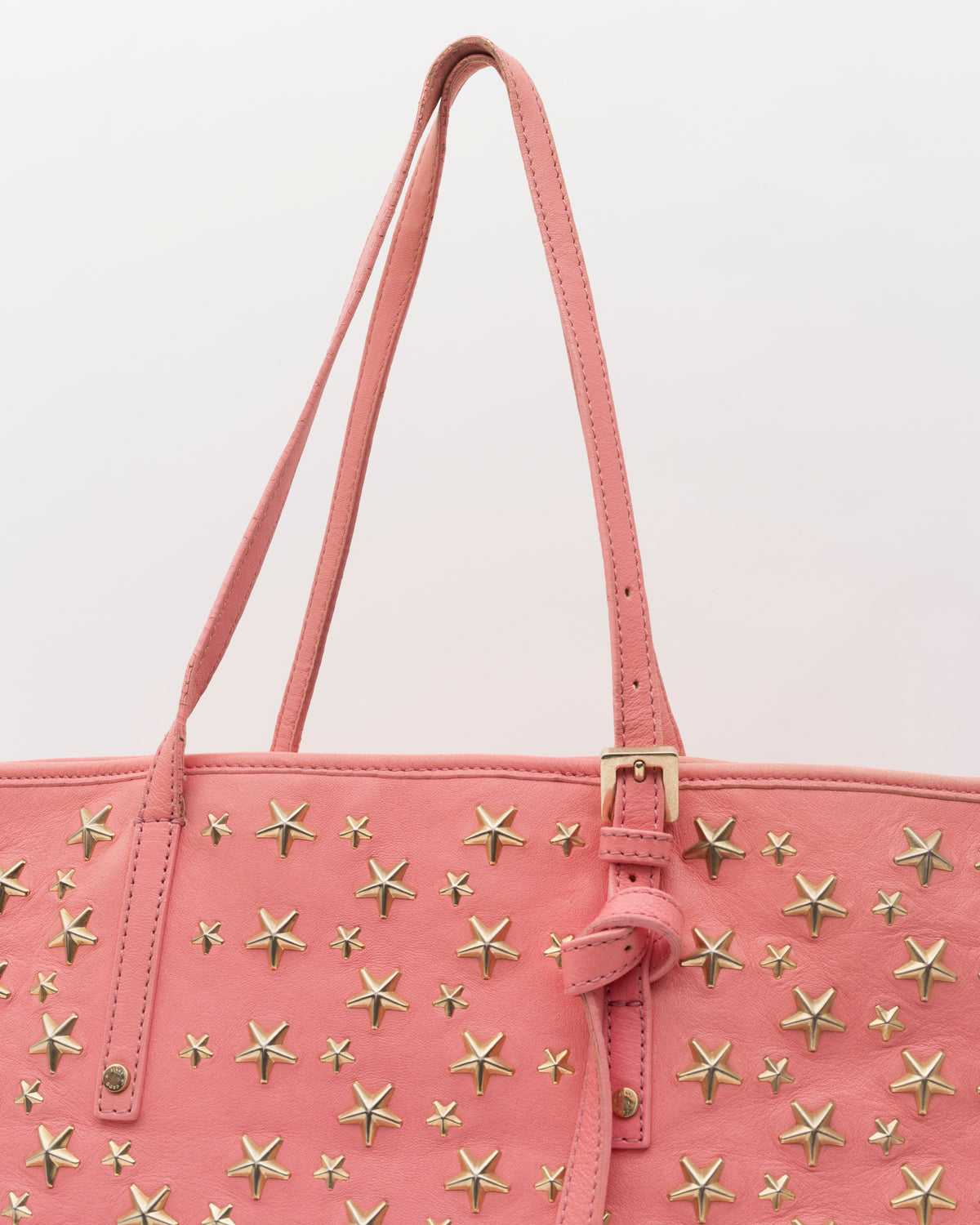 2000s JIMMY CHOO Pink Large Sasha Tote