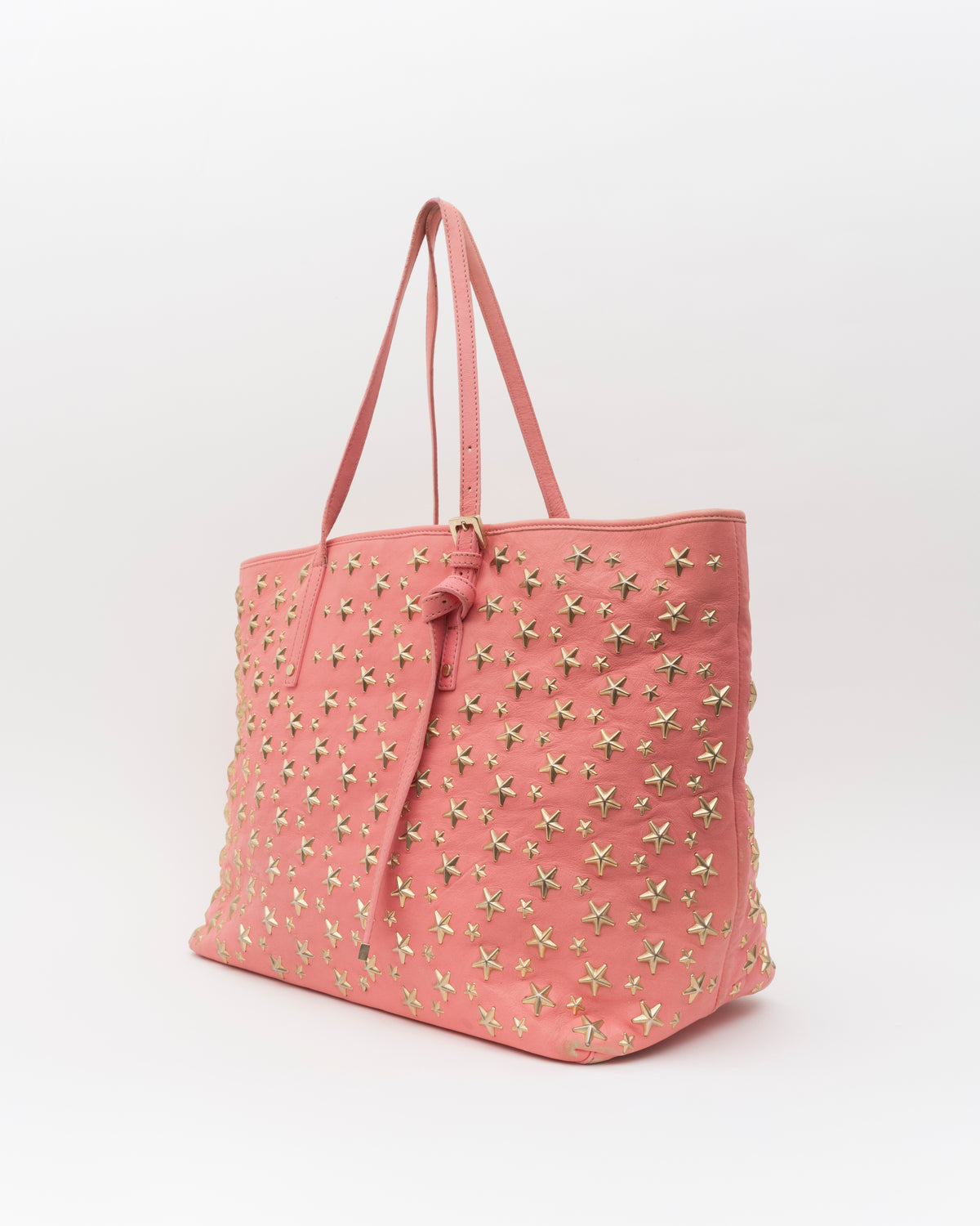 2000s JIMMY CHOO Pink Large Sasha Tote