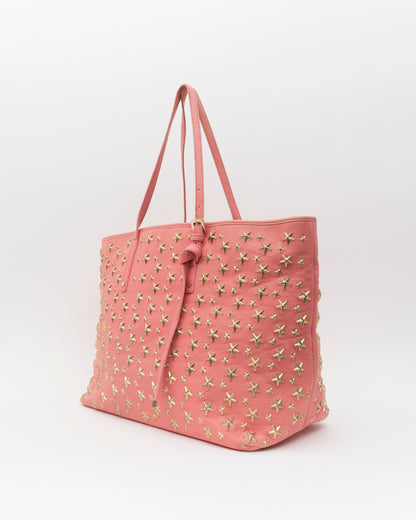 2000s JIMMY CHOO Pink Large Sasha Tote