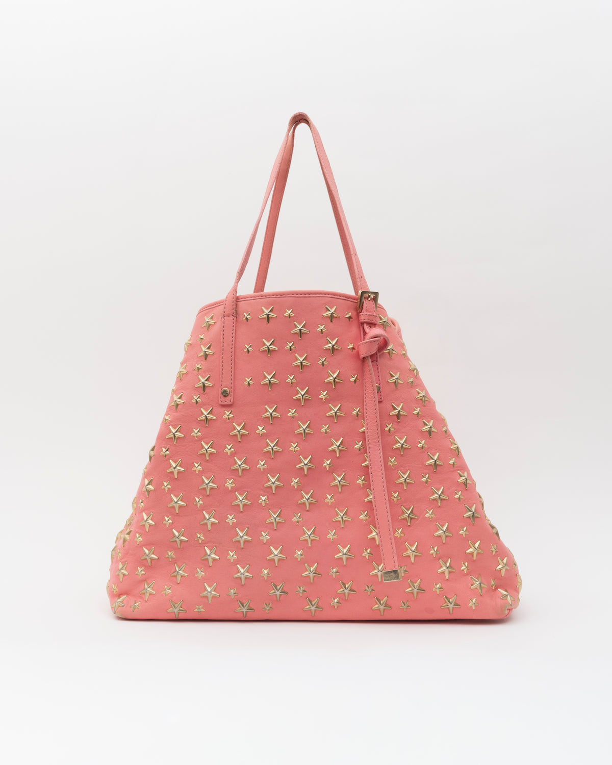 2000s JIMMY CHOO Pink Large Sasha Tote