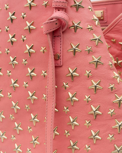 2000s JIMMY CHOO Pink Large Sasha Tote